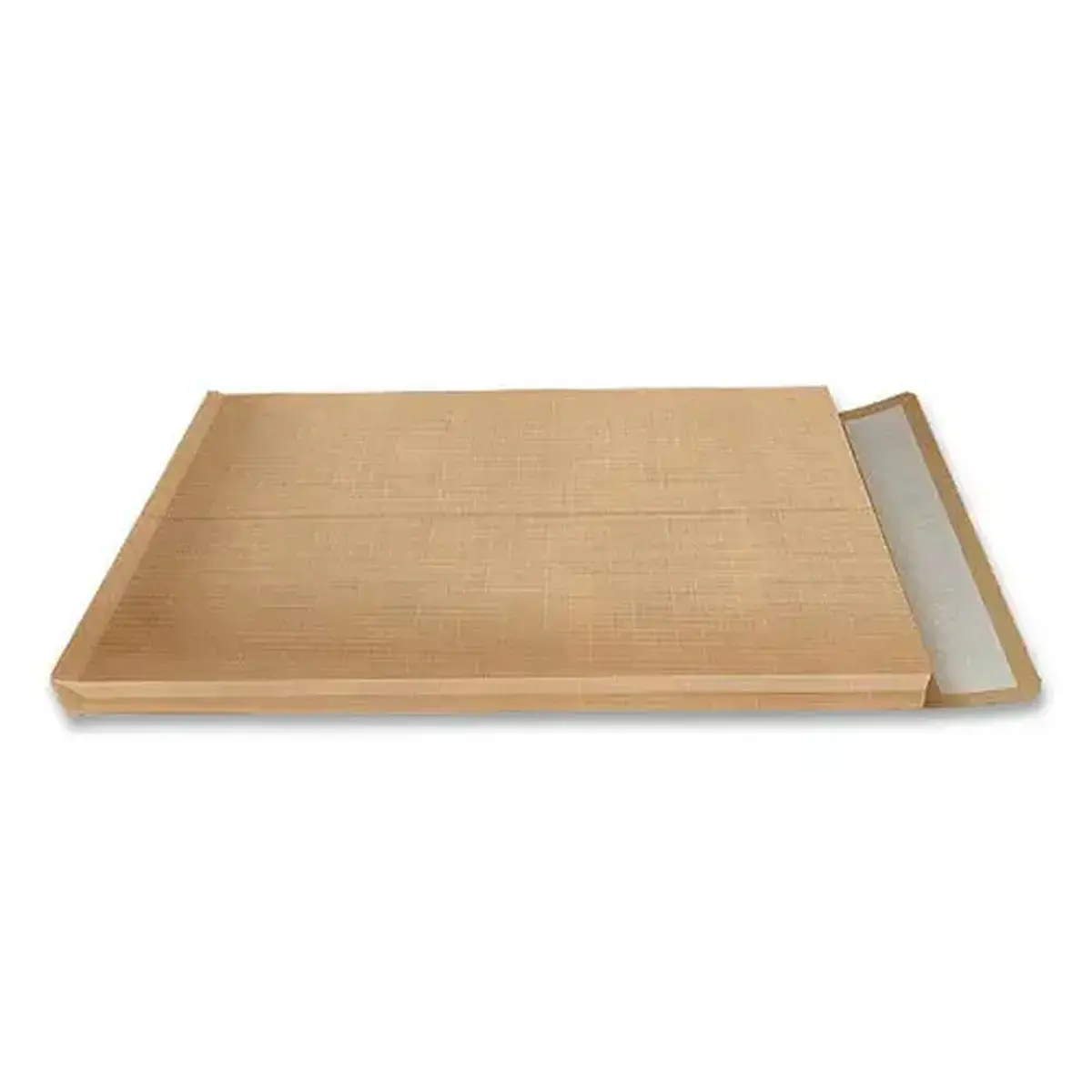 Enveloppes krafts marron format C5 (16.2X22.9 avec soufflet de 3cm) sans fenêtre (X50) – Image 2