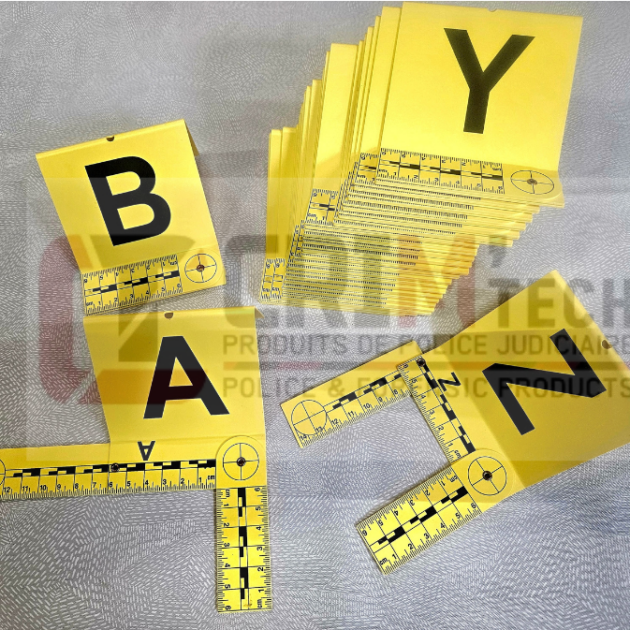 Lot de marquage A à Z avec équerre pliable