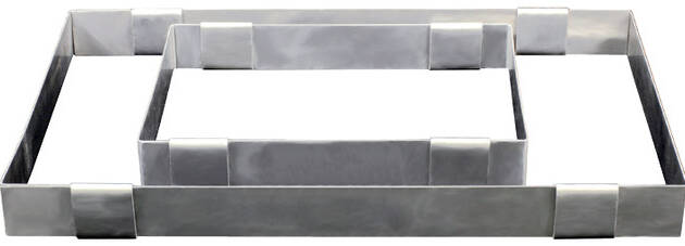 Cadre aluminium ajustable pour moulage 'pneumatique'