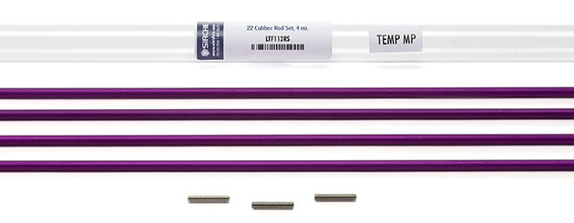 Tiges de trajectoire balistique 0.56cmx46cm Vissables / Lot de 4