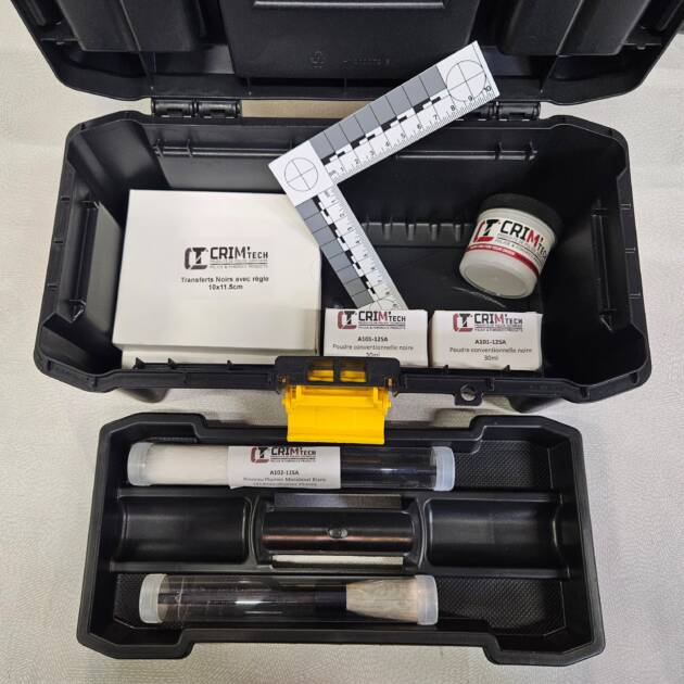 Kit 'Deluxe' pour empreintes - Mallette Noire