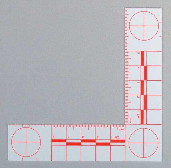 copy of Equerre plastique 5cmx5cm (ABFO) Orange Fluo