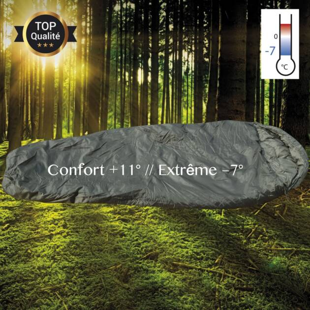 Sac de couchage OPEX Forme Duvet (vert armée)