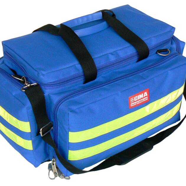 Sac de transport Multipoches 60L / bleu