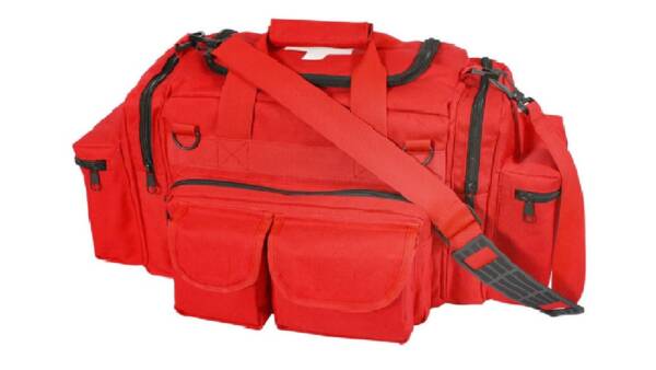 Sac 'Trauma' multipoches - Rouge (30.5x30.5x58.5cm)