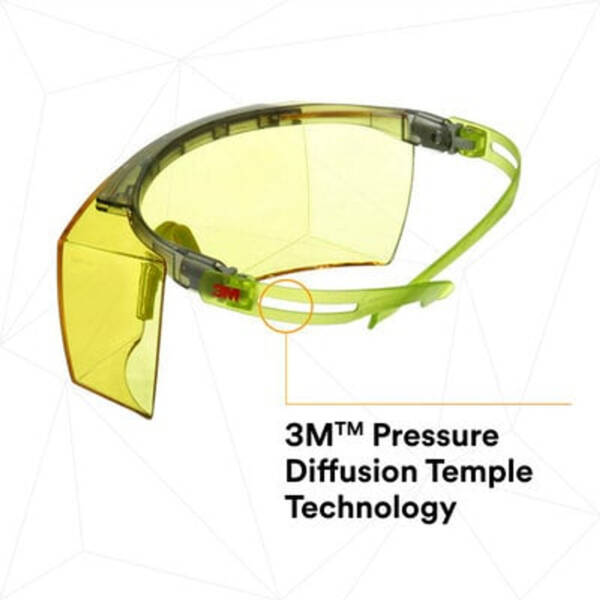 Surlunettes de protection 3M SecureFit 3700Jaune – Image 4