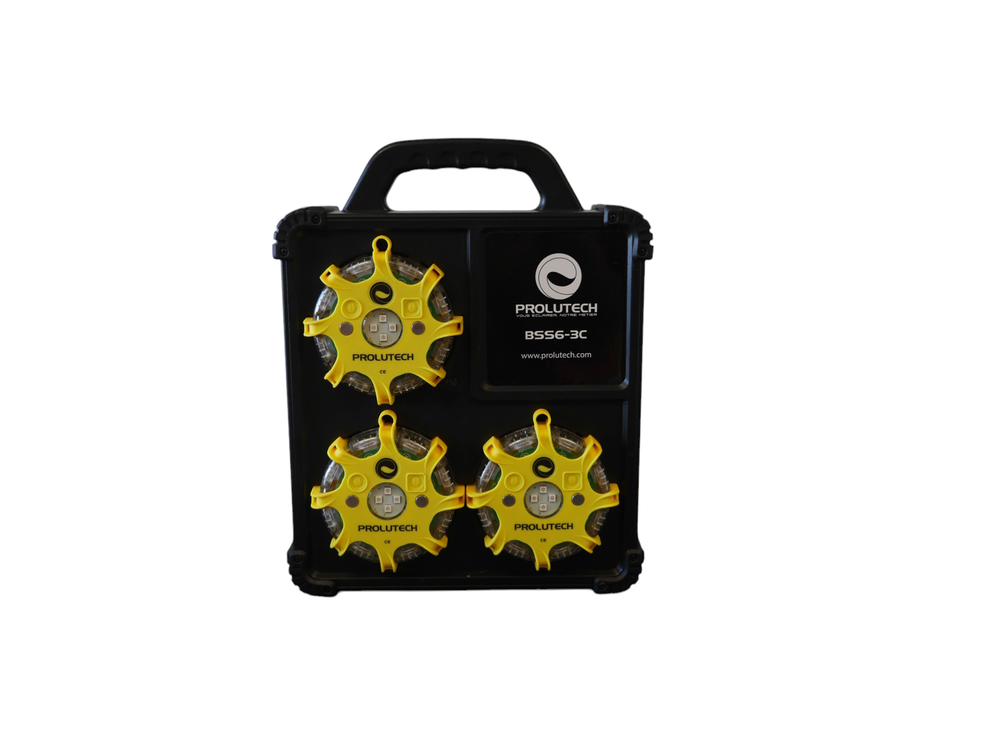 Valises de 6 balises - LED 3 couleurs rechargeables – Image 6