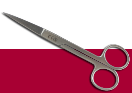 Ciseau pointu droits inox stérile à usage unique - 13cm – Image 2