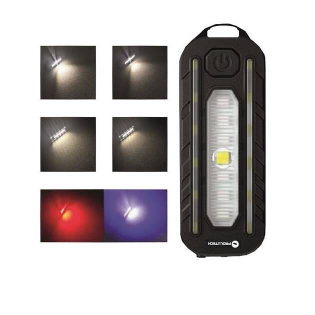Lumière (lampe) de signalisation LED rechargeable 180 Lumens