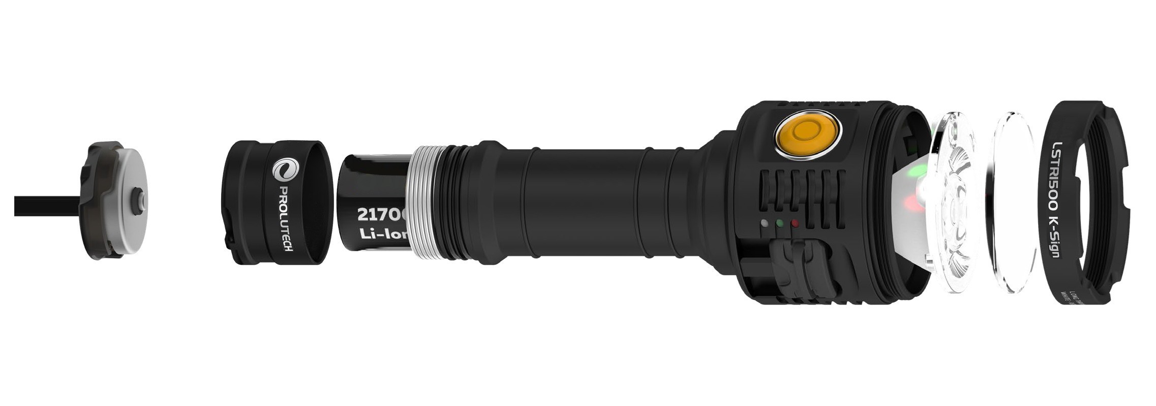 Lampe de signalisation LED 3 couleurs - 1500 Lumens - Rechargeable – Image 12