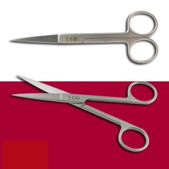 Ciseau pointu droits inox stérile à usage unique - 13cm – Image 3