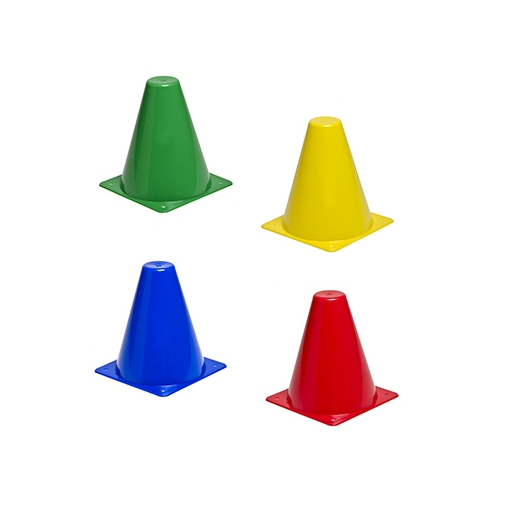 Cônes de visualisation vierges de 1 à 20 - 4 couleurs - 18cm