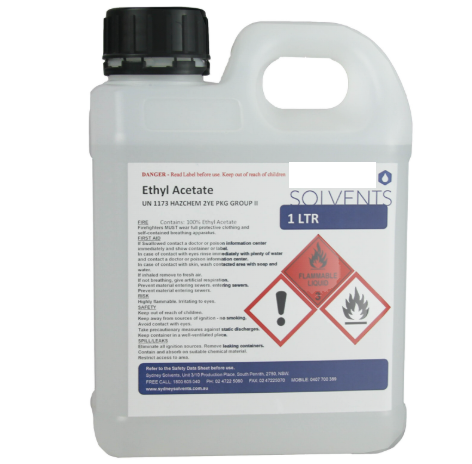 Acétate d'éthyle - bidon de 1 litre