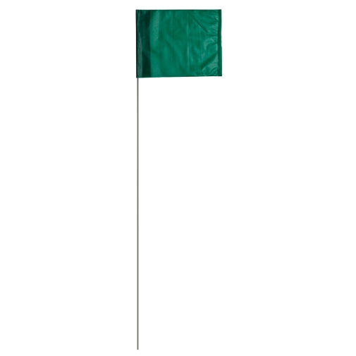 Drapeaux de marquage (10.2x12.7cm / piquet métal de 51cm) Lot de 100 – Image 2