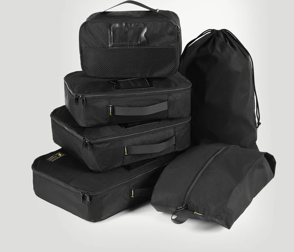 Pack de 6 trousses tactiques imperméables - avec fenêtre - Fermeture Zip – Image 5