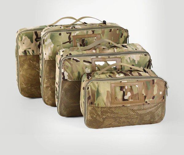 Pack de 6 trousses tactiques imperméables - avec fenêtre - Fermeture Zip – Image 2