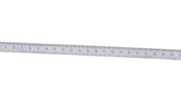 Réglet métallique 30cm / millimétré / Lavable