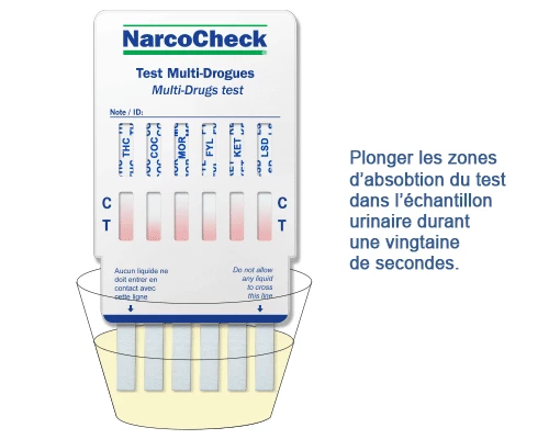 Test urinaire multi-drogues 12 en 1 évolutif - NarcoCheck – Image 3