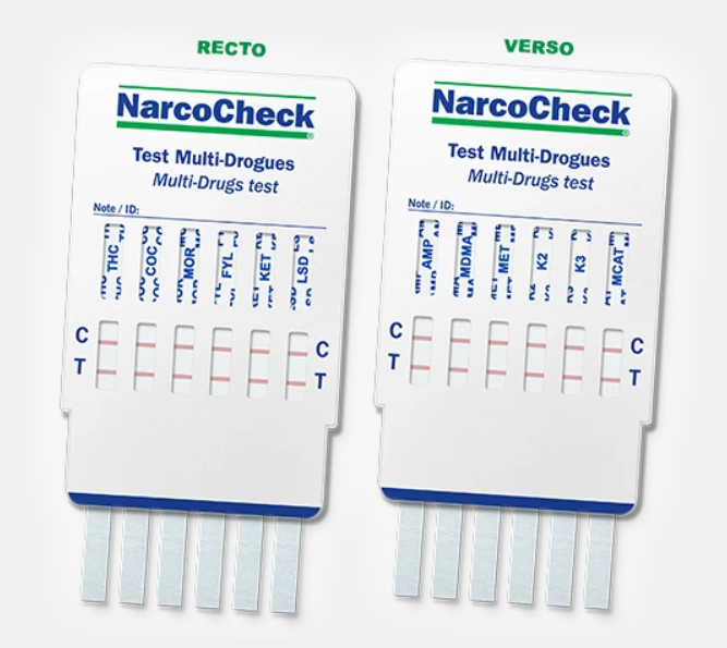Test urinaire multi-drogues 12 en 1 évolutif - NarcoCheck
